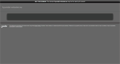 Desktop Screenshot of hyundai-veloster.eu